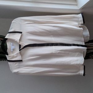 Diane von furstenberg blouse tuxedo